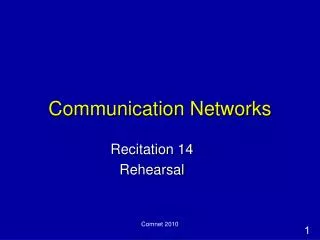 communication networks