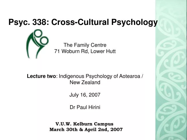 psyc 338 cross cultural psychology