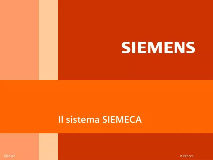 il sistema siemeca