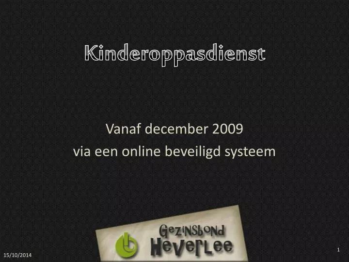 kinderoppasdienst