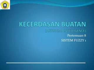 kecerdasan buatan artificial intelligence