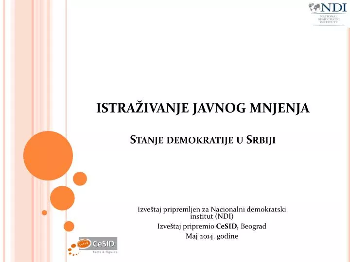 istra ivanje javnog mnjenja stanje demokratije u srbiji