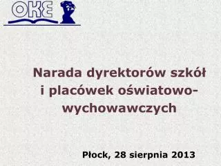 Narada dyrektorów szkół i placówek oświatowo-wychowawczych
