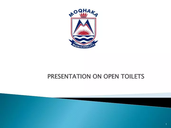 presentation on open toilets