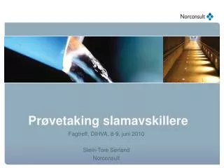 Prøvetaking slamavskillere