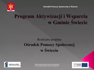 program aktywizacji i wsparcia w gminie wiecie