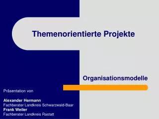 themenorientierte projekte