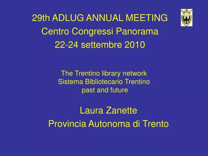 laura zanette provincia autonoma di trento