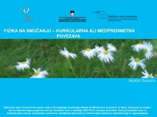 fizika na smu anju kurikularna ali medpredmetna povezava
