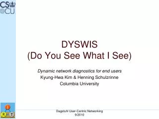 DYSWIS (Do You See What I See)