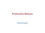 Protocolos Básicos - slide 1