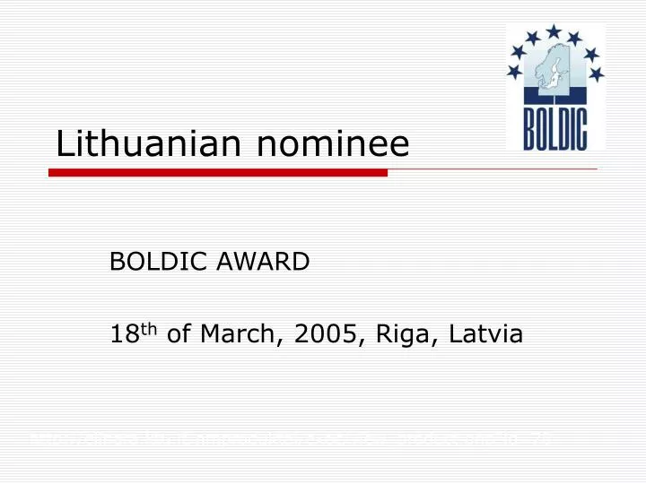 lithuanian nominee
