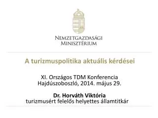 a turizmuspolitika aktu lis k rd sei