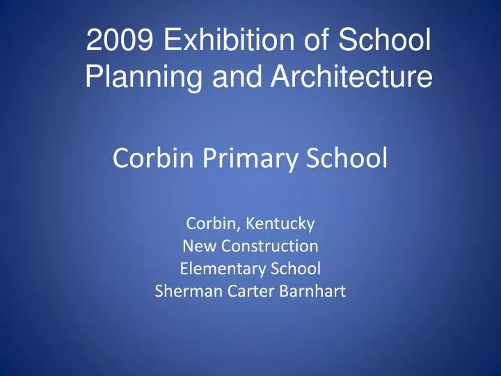 corbin primary school