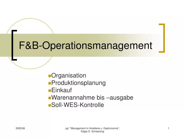 f b operationsmanagement