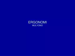 ergonomi mulyono