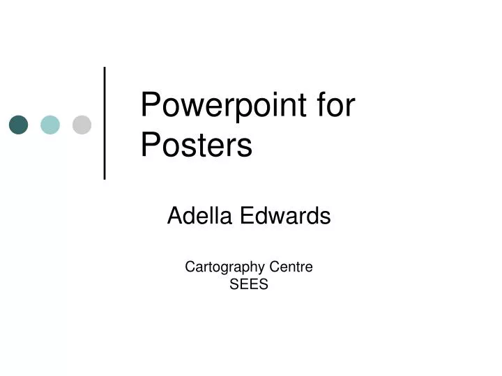 powerpoint for posters
