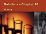 Solutions – Chapter 16