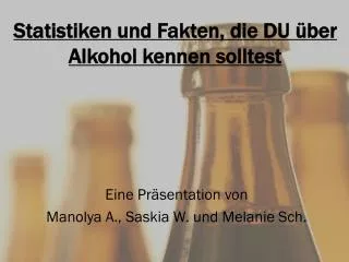 statistiken und fakten die du ber alkohol kennen solltest