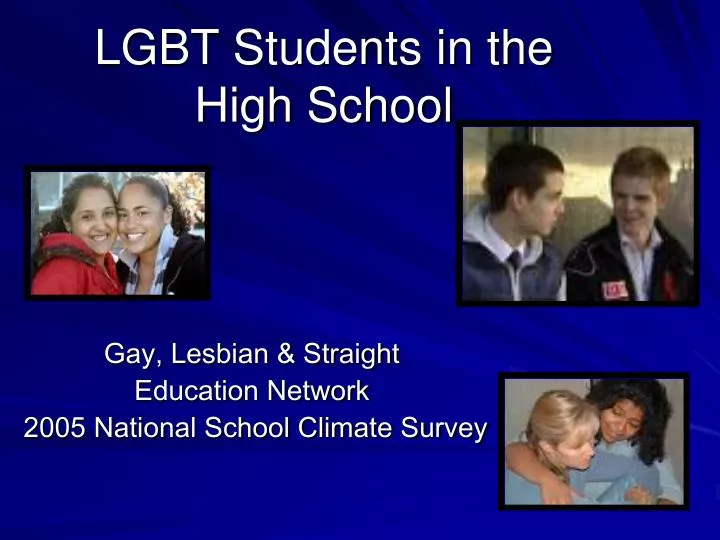 gay lesbian straight education network 2005 national school climate survey