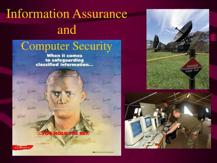 information assurance and computer security