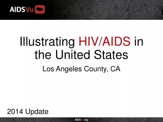 Illustrating HIV/AIDS in the United States