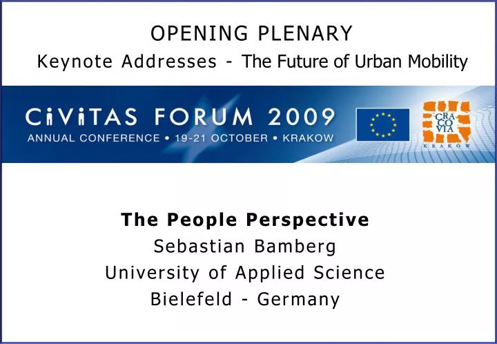 the people perspective sebastian bamberg university of applied science bielefeld germany