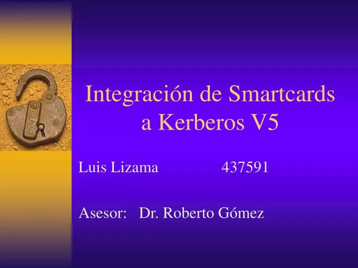 integraci n de smartcards a kerberos v5