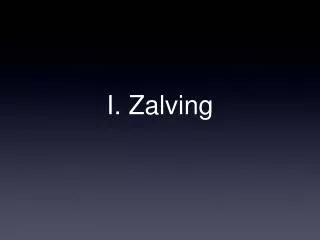 i zalving