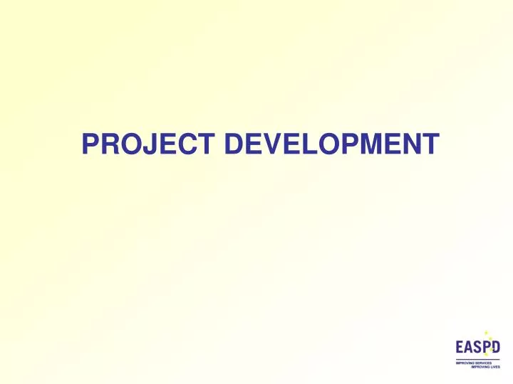 project development