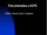 Třetí přednáška z UCPO - slide 1