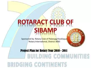 Rotaract Club of SIBAMP