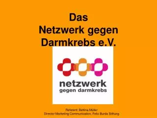 das netzwerk gegen darmkrebs e v