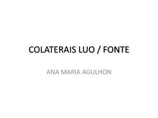 colaterais luo fonte