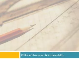 office of academics accountability