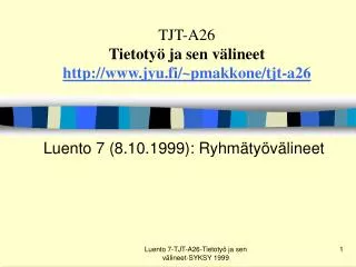 tjt a26 tietoty ja sen v lineet http www jyu fi pmakkone tjt a26