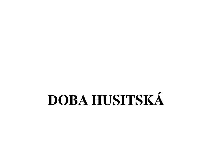 doba husitsk