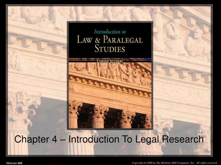 chapter 4 introduction to legal research