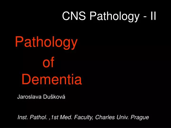 cns pathology ii