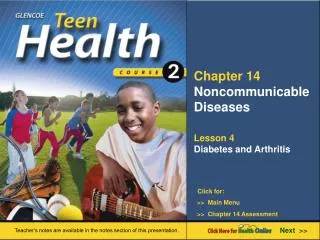 Chapter 14 Noncommunicable Diseases