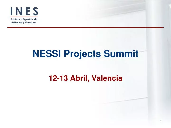 nessi projects summit