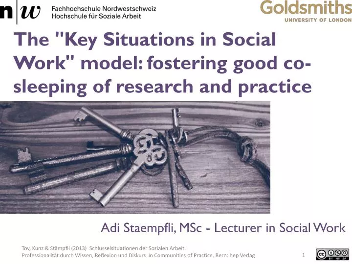the key situations in social work model fostering good co sleeping of research and practice