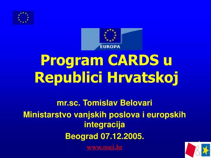 program cards u republici hrvatskoj