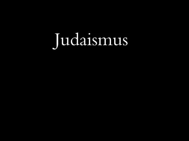 judaismus