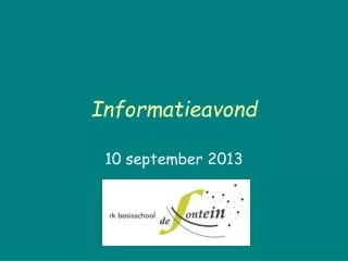 informatieavond
