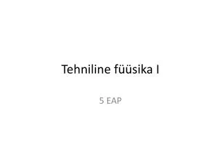 tehniline f sika i
