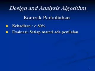 kontrak perkuliahan