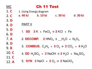 Ch 11 Test