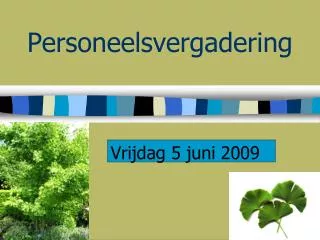 personeelsvergadering
