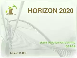 HORIZON 2020